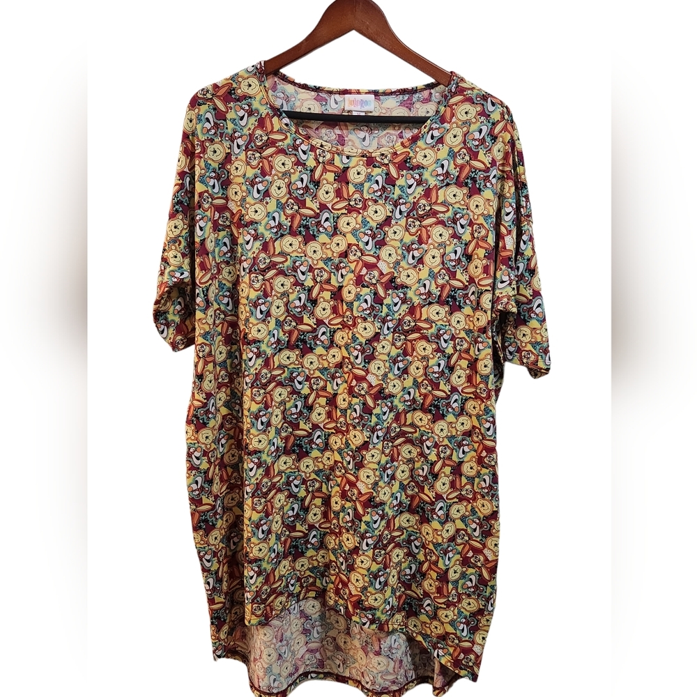 LULAROE DISNEY WINNIE THE POOH AND FRIENDS IRMA TUNIC